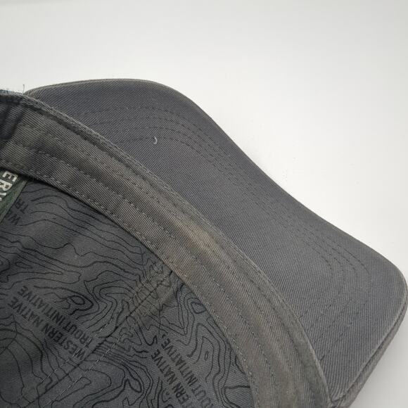Westslope Cutthroat Patch Snapback Trucker Hat Gray One Size Mesh Back - Picture 7 of 9